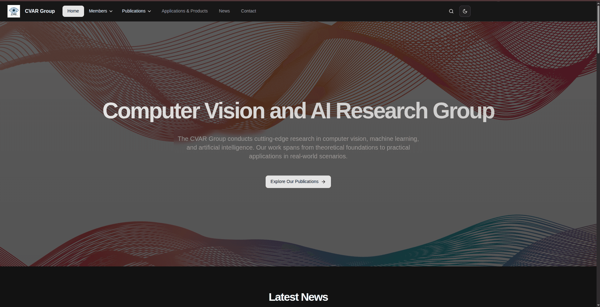 Modern Web Application Vision Lab